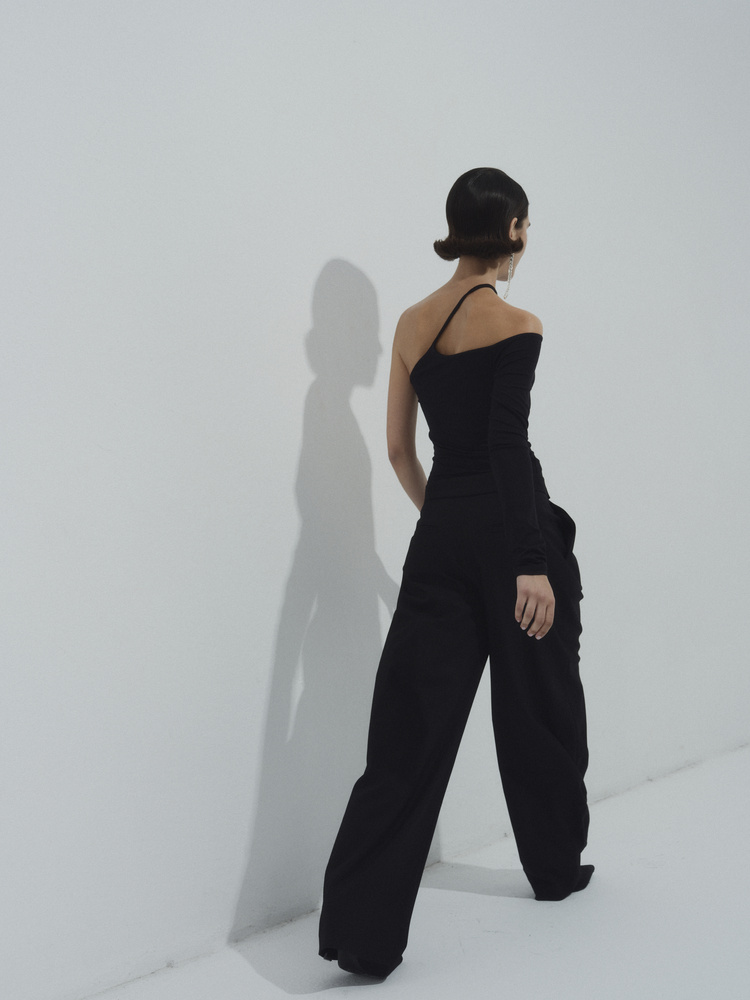 SERPENE BLACK BODYSUIT