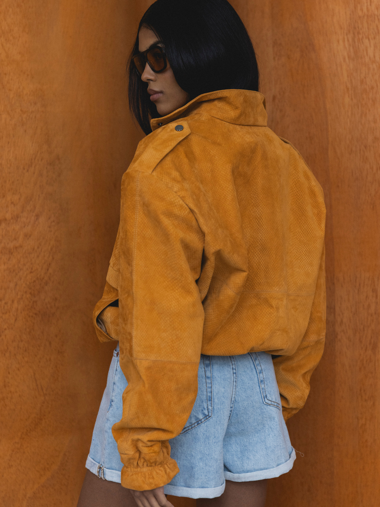 CHARLIE COGNAC LEATHER JACKET