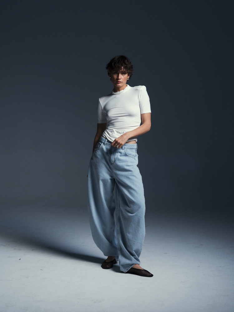 TURTLENECK DEVON SHORT CREAM