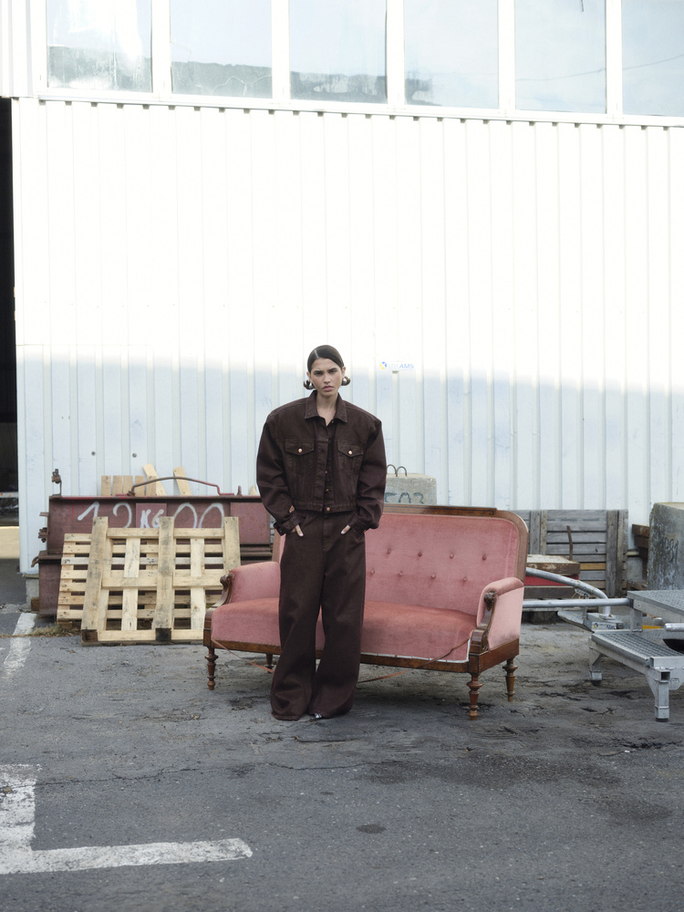 KAHN BURGUNDY WAXED JACKET