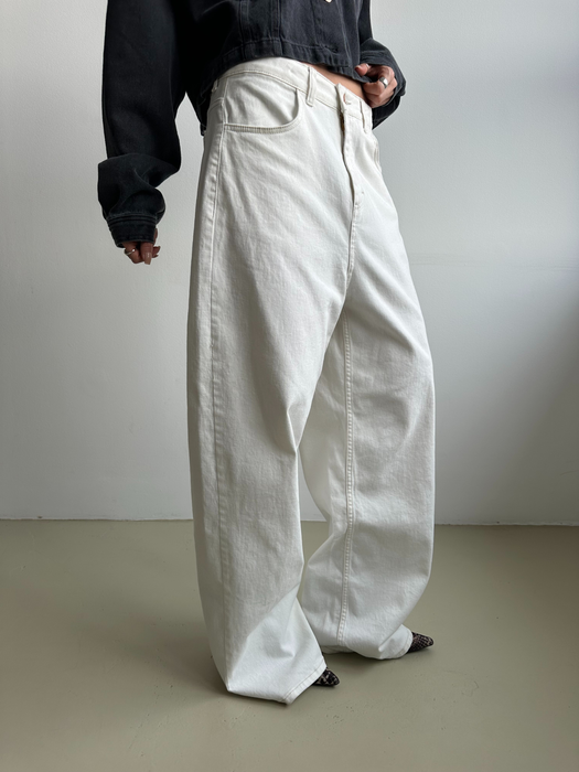 SPODNIE URBAN OFF WHITE REGULAR