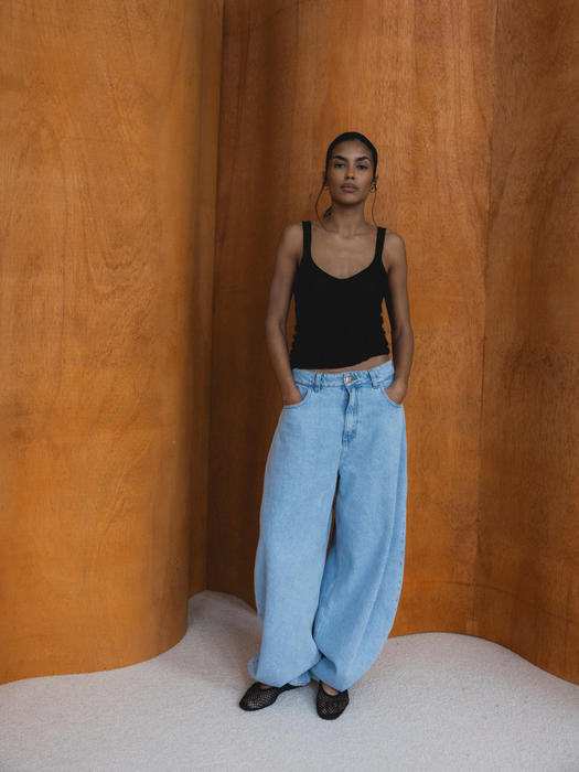 SKATER BLUE REGULAR JEANS