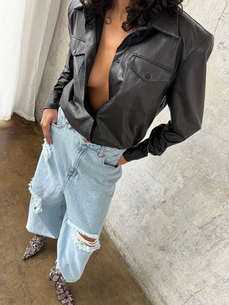 KOSZULA LIV BROWN