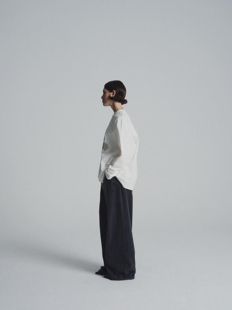 LONGSLEEVE SCULL OFF WHITE