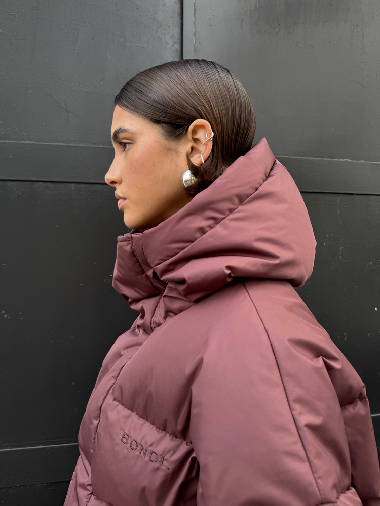 SOLVEN BURGUNDY DOWN JACKET
