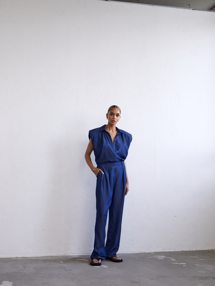 KOSZULA PADDED DENIM