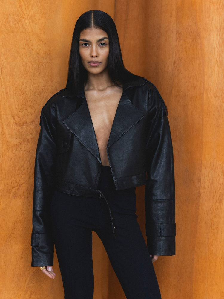 KURTKA SKÓRZANA RHEA BLACK