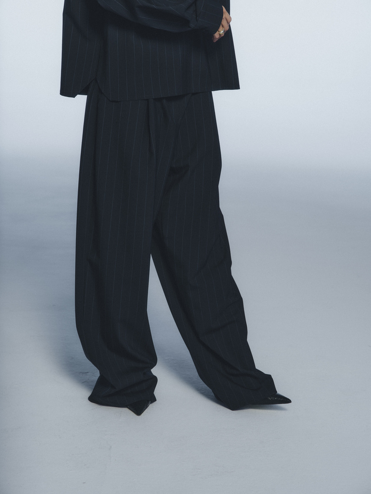 MESA WOOL STRIPES PANTS