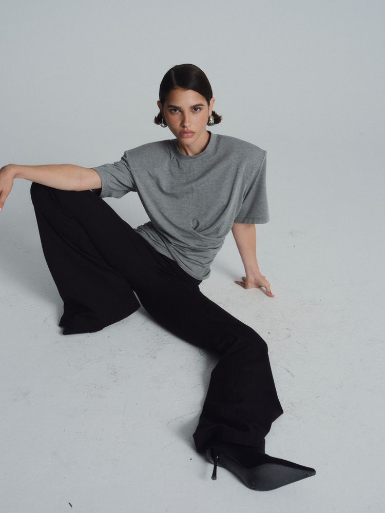 T-SHIRT HALE GREY MELANGE