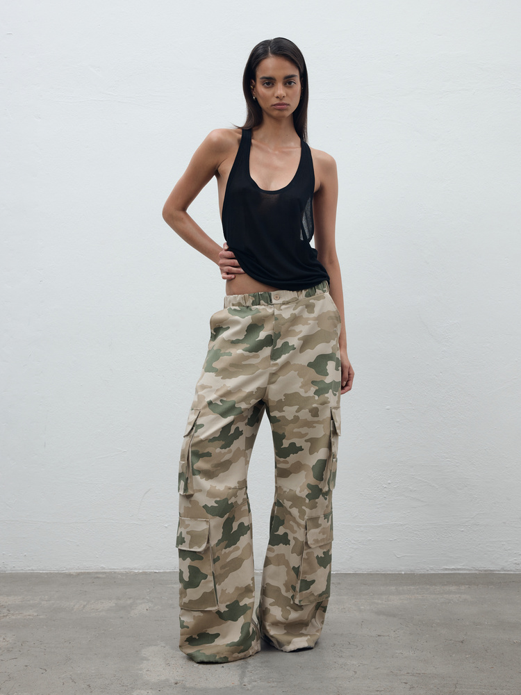 BOXER TOP SHEER BLACK