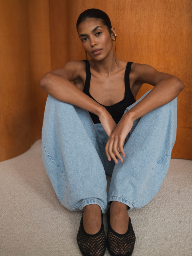 JEANSY SKATER BLUE TALL