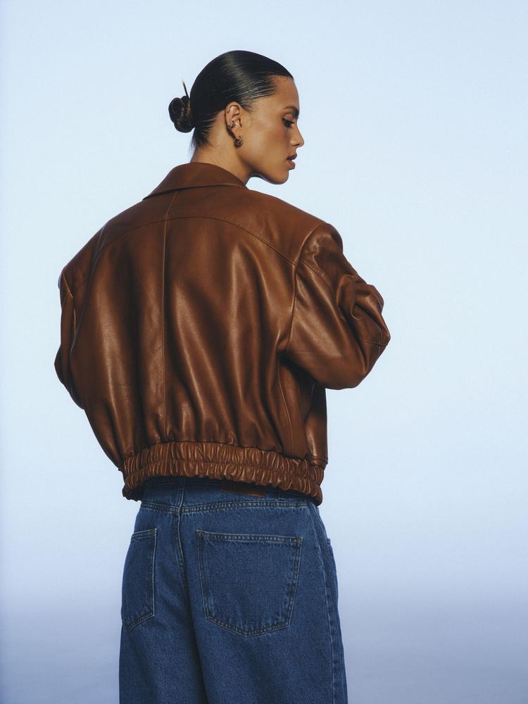 FARA AMBER LEATHER JACKET