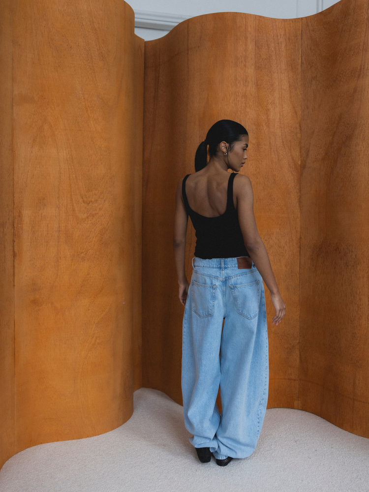 JEANSY SKATER BLUE TALL