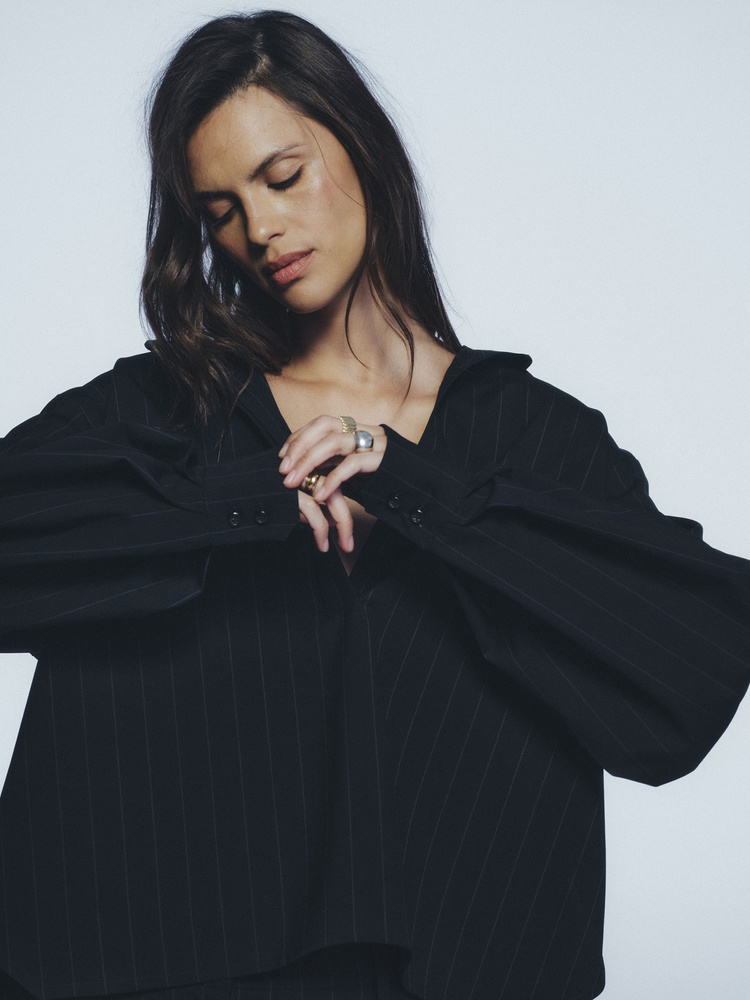 MESA WOOL STRIPES SHIRT