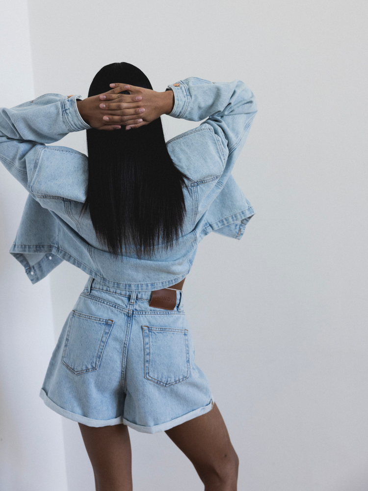 SZORTY RIVER DENIM