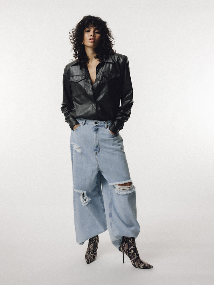 LIV BROWN SHIRT