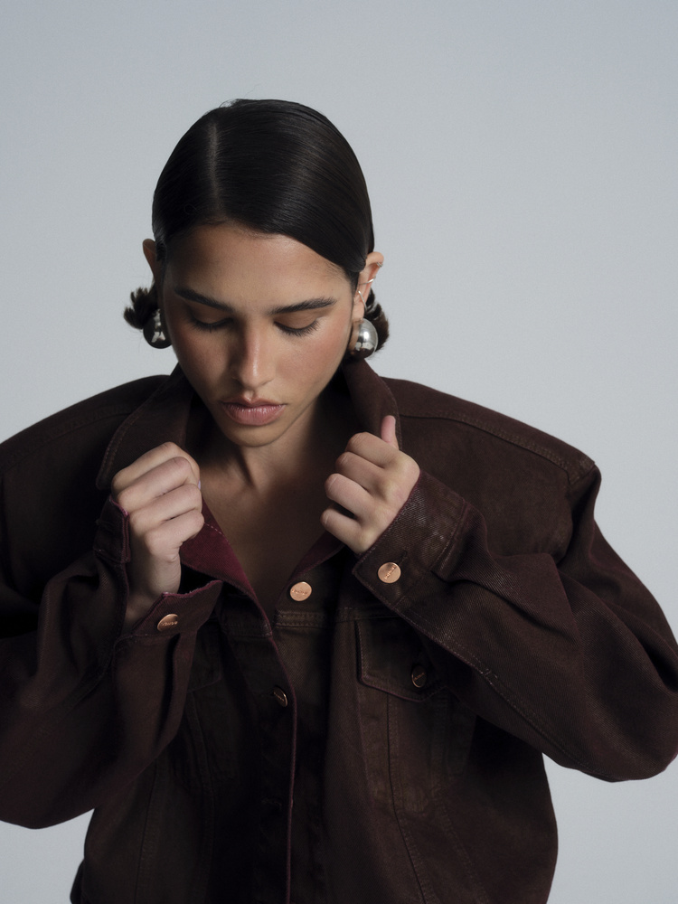 KAHN BURGUNDY WAXED JACKET