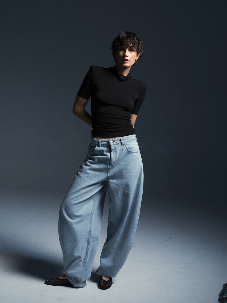 TURTLENECK DEVON SHORT CREAM