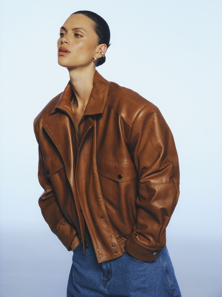 FARA AMBER LEATHER JACKET