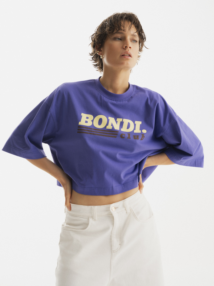 CROP TOP BONDI CLUB VIOLET