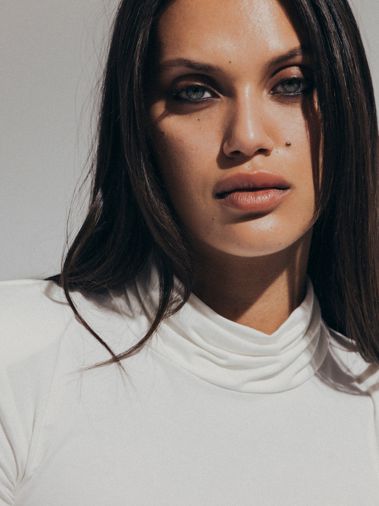 TURTLENECK DEVON SHORT CREAM