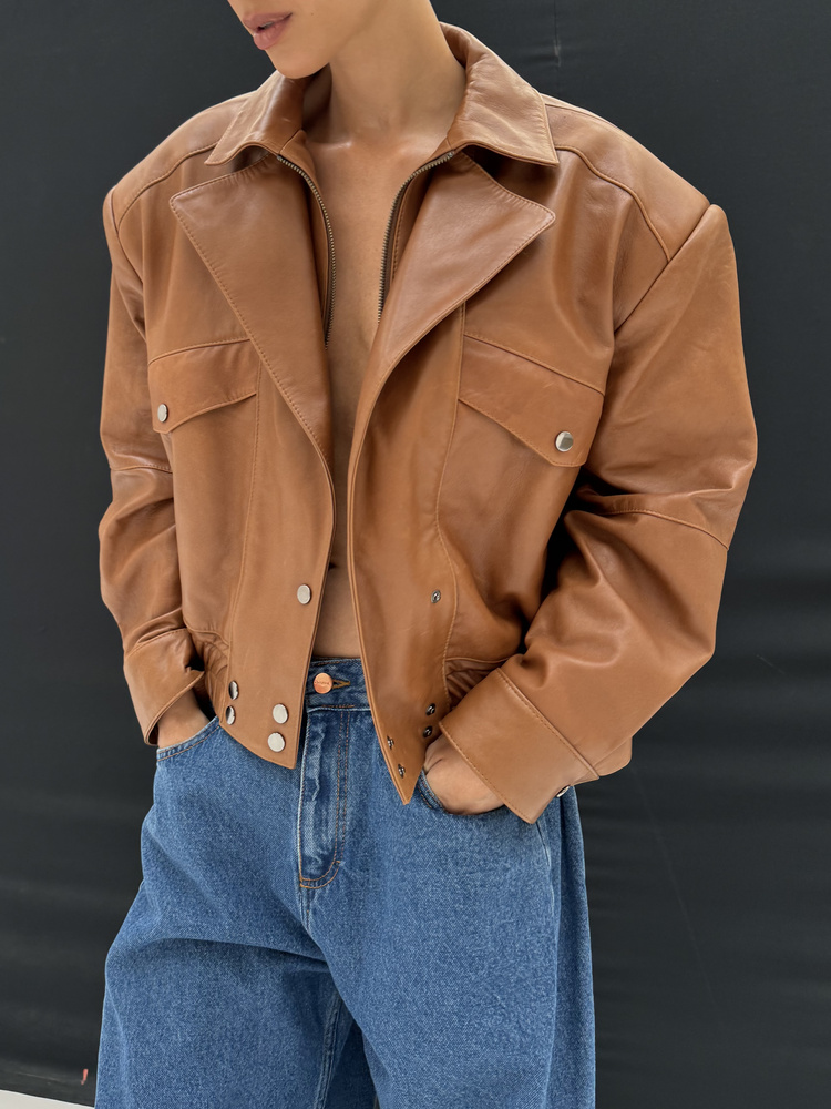 FARA AMBER LEATHER JACKET