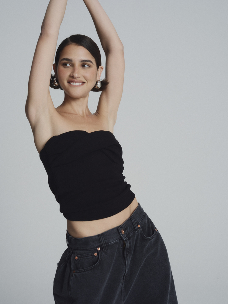 CELESTE BLACK CORSET