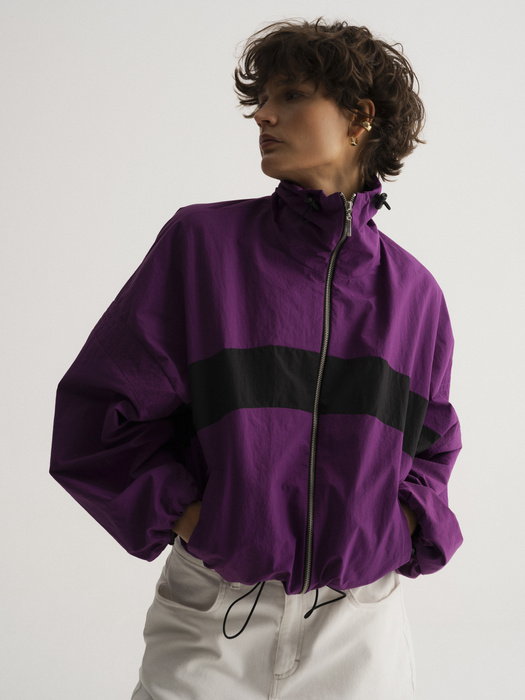 KURTKA DRIFT ZIP ORCHID