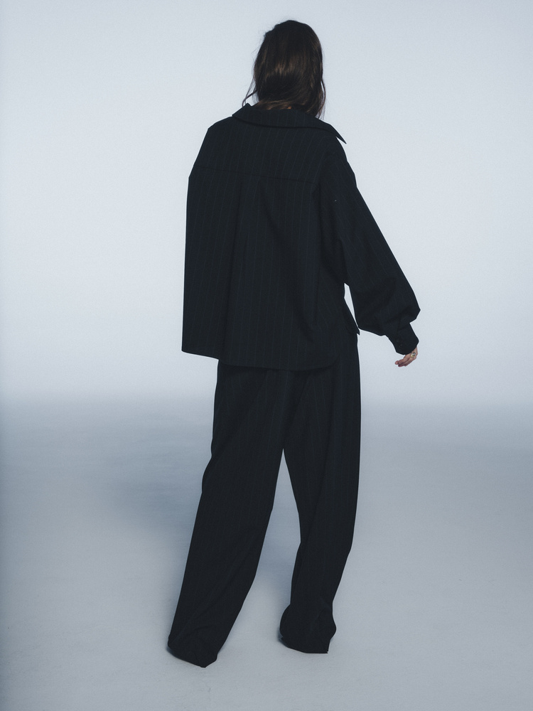 MESA WOOL STRIPES PANTS