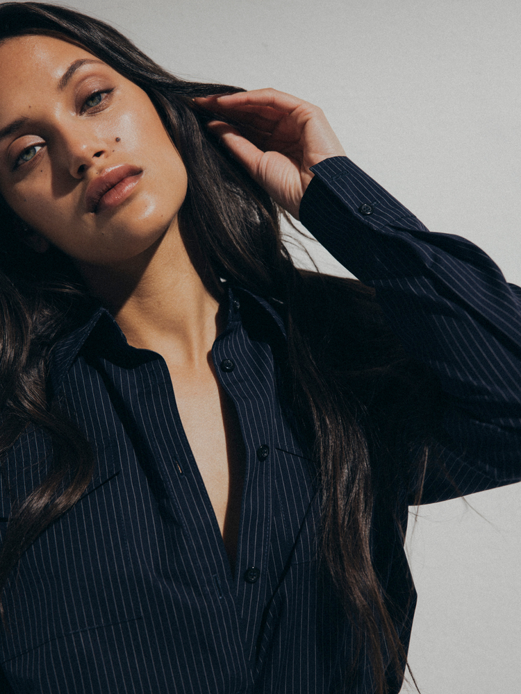 ZOE STRIPES SHIRT