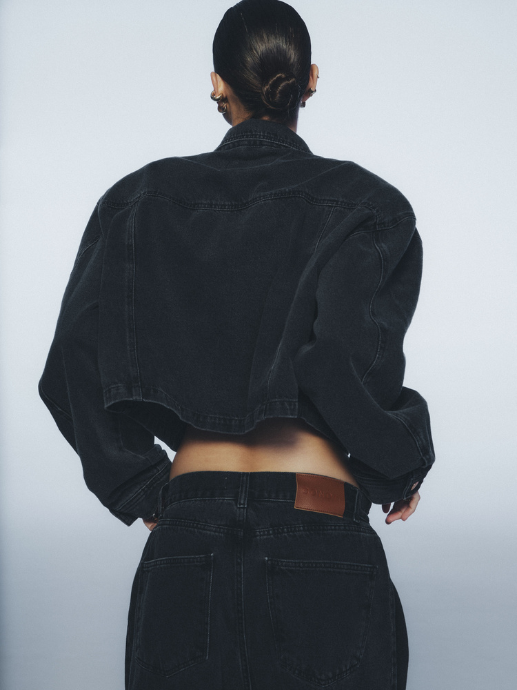 KURTKA IAN VINTAGE BLACK