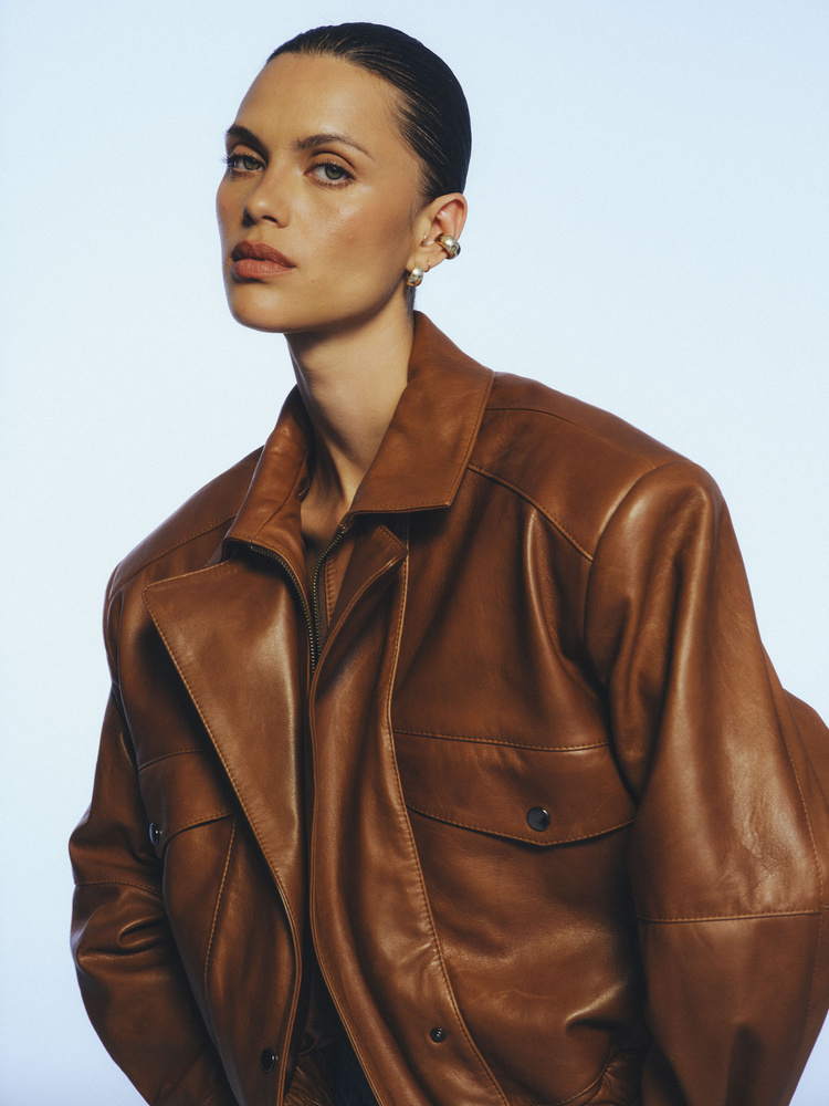 FARA AMBER LEATHER JACKET