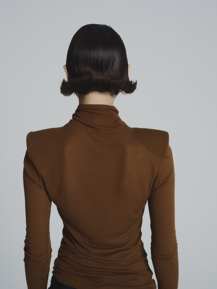 TURTLENECK SHEER AMBER