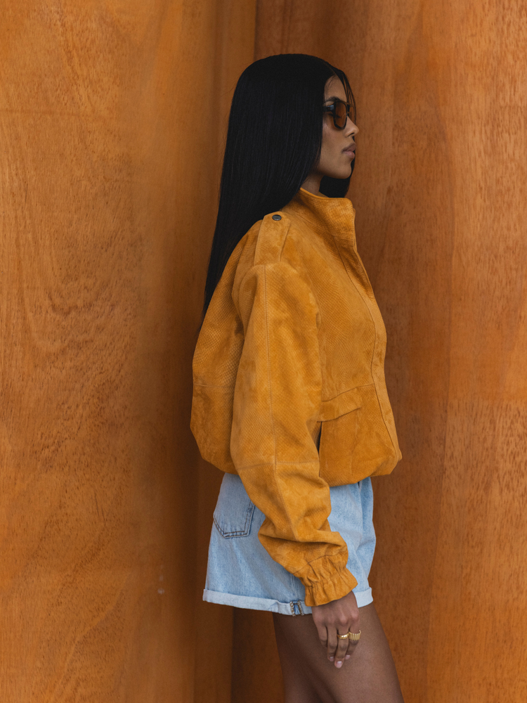 CHARLIE COGNAC LEATHER JACKET
