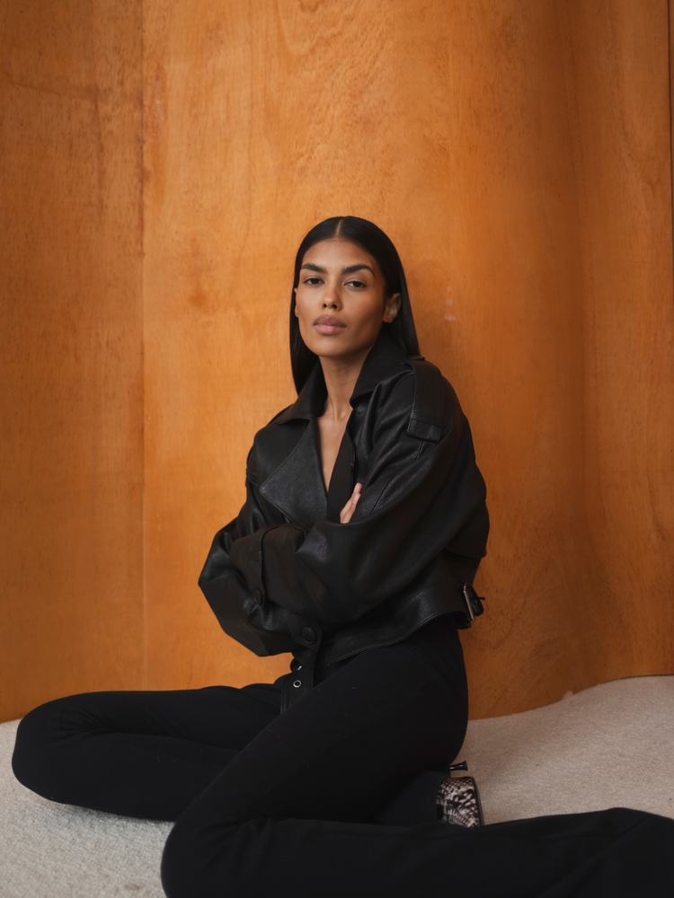 KURTKA SKÓRZANA RHEA BLACK