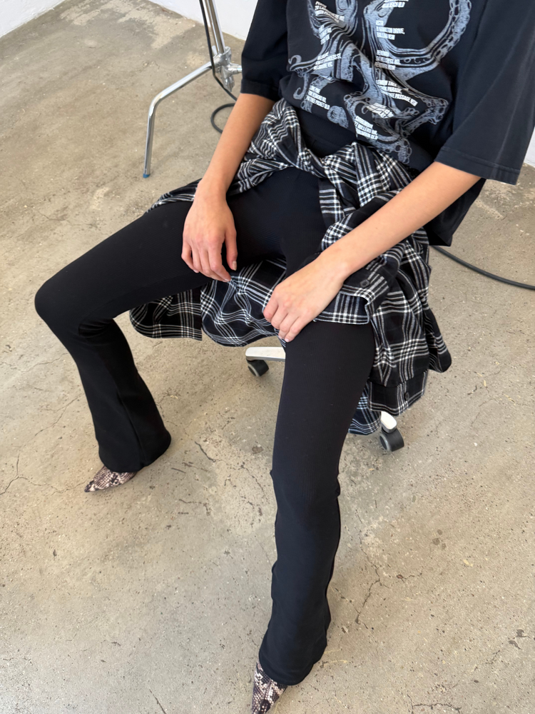 LEGGINSY ELASTIC FLARED TALL