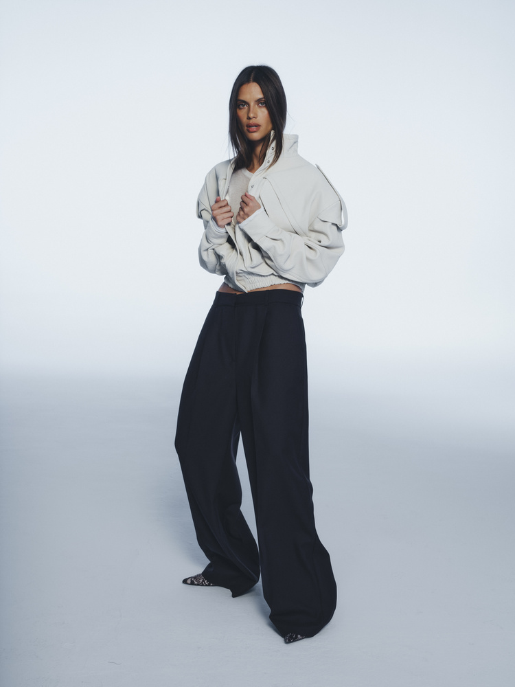 DEEP BURGUNDY PANTS
