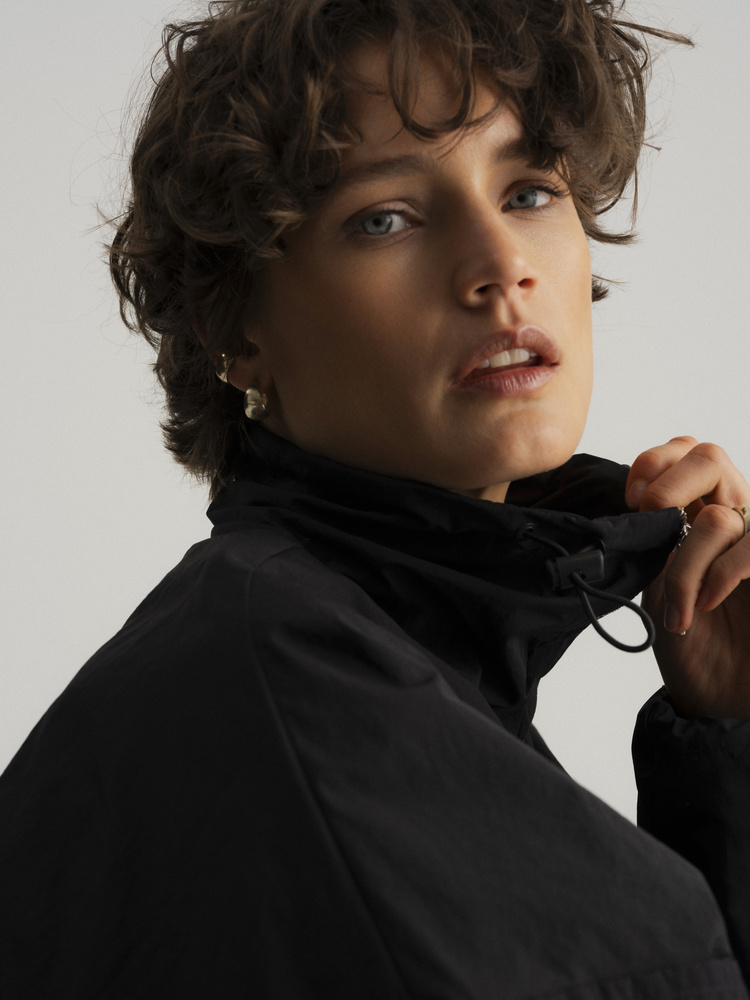 KURTKA DRIFT ZIP BLACK