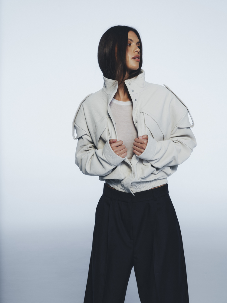 KURTKA SKÓRZANA NASH CREAM