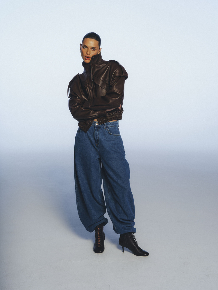 NASH BROWN LEATHER JACKET