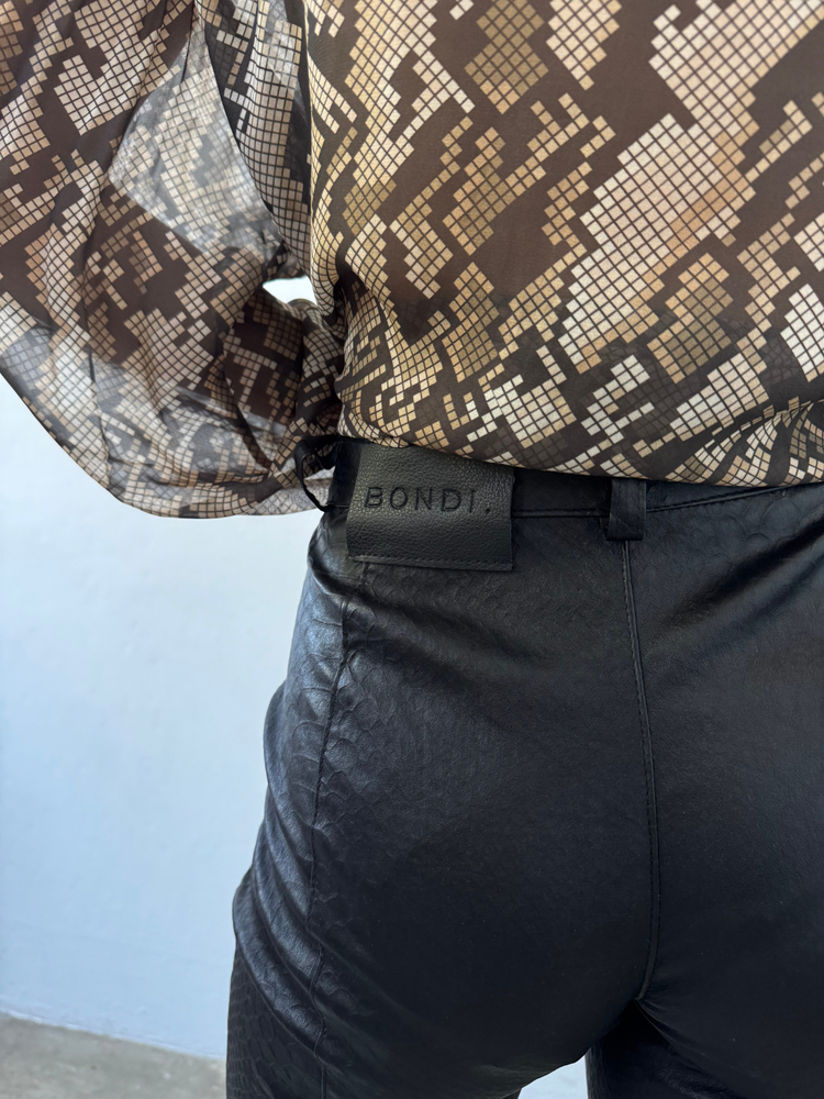 TATE LEATHER PANTS TALL