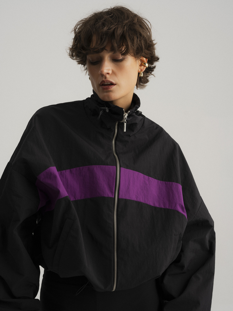 KURTKA DRIFT ZIP BLACK