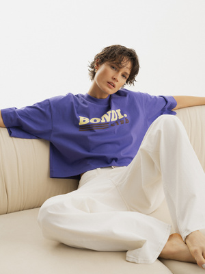 BONDI CLUB VIOLET CROP TOP 