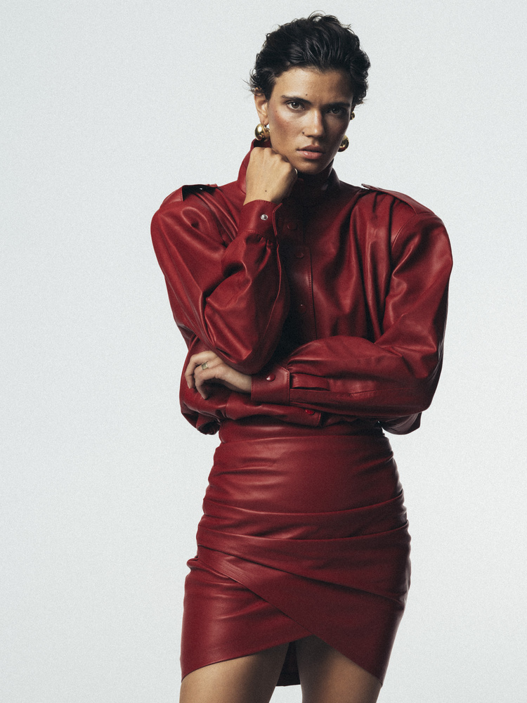 SPÓDNICA LIV RED