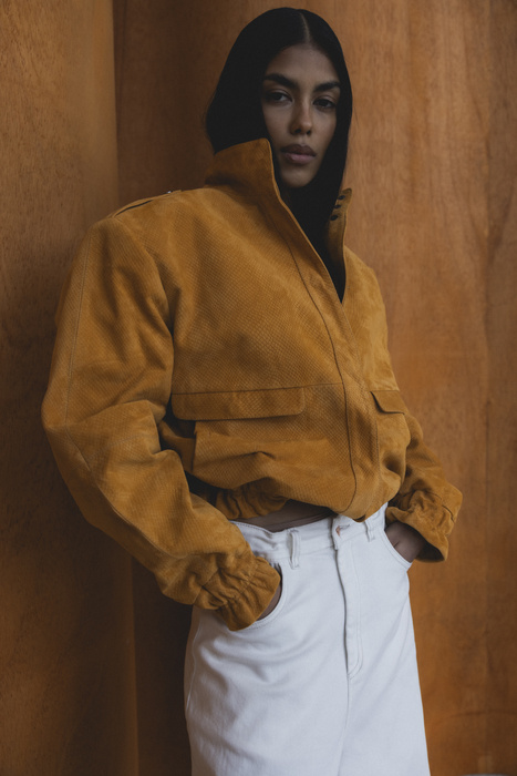 CHARLIE COGNAC LEATHER JACKET