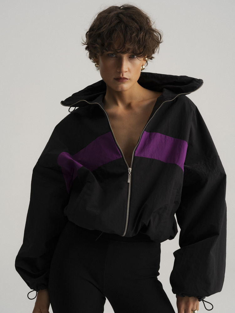 KURTKA DRIFT ZIP BLACK