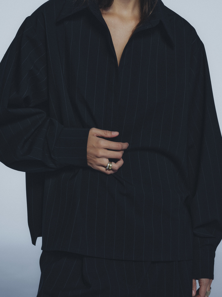 MESA WOOL STRIPES SHIRT