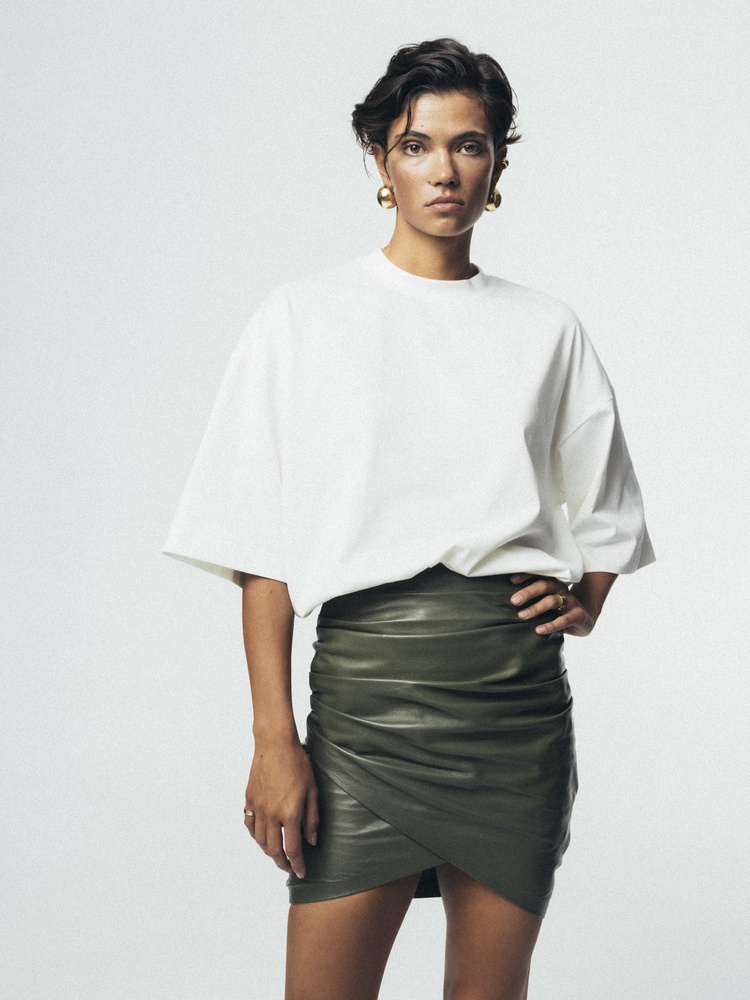 LIV OLIVE SKIRT
