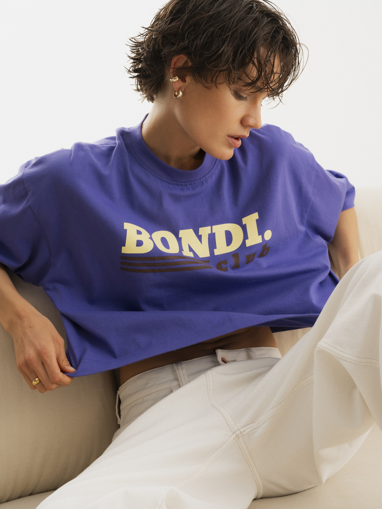 CROP TOP BONDI CLUB VIOLET