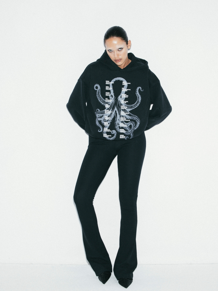 ELASTIC FLARED LEGGINGS